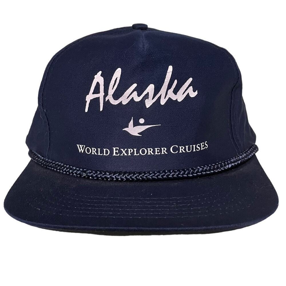 Head to Toe Vintage Blue Alaska Cruises SnapBack Hat